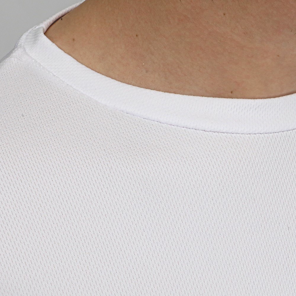 POLYESTER SIFIR YAKA BEYAZ TİŞÖRT